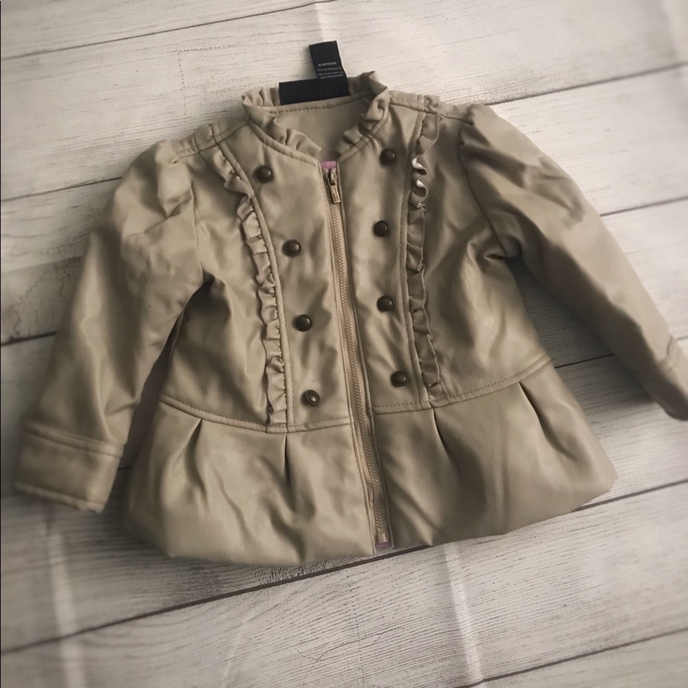Calvin Klein Faux Toddler leather jacket